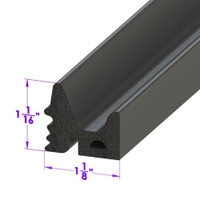 Header Seal.  Sold by the foot  -LP 120-E Header Seal.  Sold by the foot  -LP 120-E