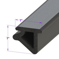 Sold By The Foot - Roof Rail Seal-LP 120-K