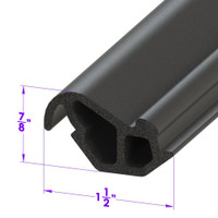 Roof Rail Seal.  Sold by the foot  -LP 120-L