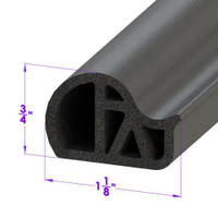 Door Seal.  Sold by the foot.  -LP 123-V Door Seal.  Sold by the foot.  -LP 123-V