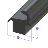 Sold By The Foot - Swing-Out Windshield Seal-LP 13-/FT