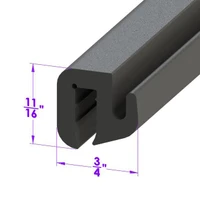 Sold By The Foot - Windshield and Rear Window Seal-LP 30-A