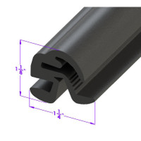 Windshield and Rear Window Seal.  Sold by the foot.  -LP 30-N