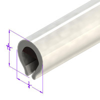 Sold By The Foot - Door Edge Guard-LP 400
