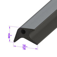 Door Side Seal.  Sold by the foot.  -LP 41-CS Door Side Seal.  Sold by the foot.  -LP 41-CS