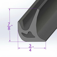 Sold By The Foot - Door Side Seal-LP 41-D