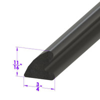 Sold By The Foot - Trunk Seal. Sponge Rubber-LP 42