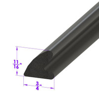 Trunk Seal.  Sponge Rubber.  Sold by the foot  -LP 42