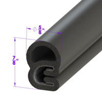 Tailgate Seal.  Sold by the foot.  -LP 48-E Tailgate Seal.  Sold by the foot.  -LP 48-E