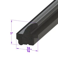 Sold By The Foot - Trunk Seal. Sponge rubber-LP 51