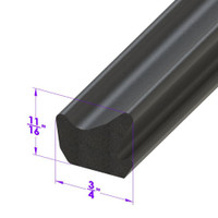 Door Side Seal.  Sold by the foot  -LP 53