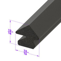 Trunk Seal.  Sponge rubber.  Sold by the foot.  -LP 64