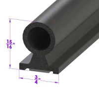Sold By The Foot - Adhesive Backed Weatherstripping, Bulb Style-LP 78348