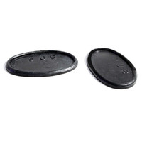Door Handle Pads.  1-3/8" wide X 2-1/4" long.  Pair-MP 337-B