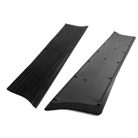 Running board covers, '37-'38 Chevy. With steel backer and bend-over tabs. Pair.-RB 1900