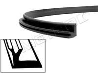 Vertical Seal for Vent Window.  Sold by the foot.  -VS 2/FT