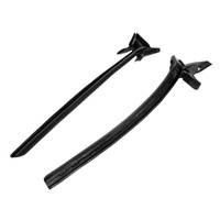 Rear Roll-Up Quarter Window Seals, for 2-Door Hardtop-VS 3-Z