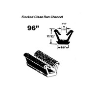 Flocked Glass Run Channel  -WC 16-96