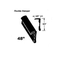 Flexible Sweeper.  Made of rubber-WC 23-48