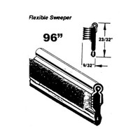 Flexible window sweeper. Made with stainless steel bead-WC 4-96