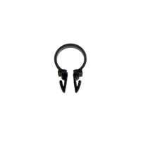 Wiring and Tubing Clip.   Made of black plastic  -WF 321