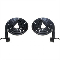 Rear Molded Door Seals with Clips.  For 4-Hardtop Only, Pair-LM 21-L/R