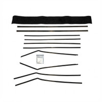 Division Bar Channel and Sweeper kit. Fits 55-57 Bel Air 2 Door HT 12 pc kit-WC 7200-12