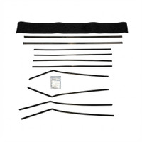 Division Bar Channel and Sweeper kit. Fits 55-57 Bel Air 2 Door HT 12 pc kit-WC 7200-12