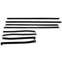Window Sweeper kit. Fits 70-72 GTO Lemans Convertible. 8 pc Kit-WC 8100-24