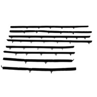 Window Sweeper kit. With Reveal Molding Fits 66-97 Skylark 2 Door Hardtop. 8 pc-WC 1700-14
