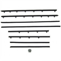 Window Sweeper Kit Fits 1966-67 GTO/Lemans 2 Door Sedan. 8 Piece-WC 8100-43