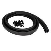 Hood to Cowl Seal, with clips. 68 Cadillac  78" long.  Each-CS 16