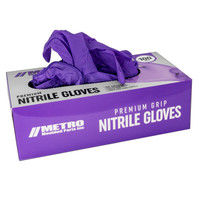 Purple Latex-Free Nitrile Gloves 100-Pack-GL 10 Purple Latex-Free Nitrile Gloves 100-Pack-GL 10