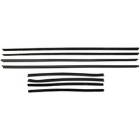 Window sweeper kit. Fits 66-67 Fairlane Convertible (8 pieces kit)-WC 1400-22