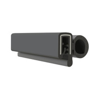 Sold By The Foot - Pinchweld Trim Seal. Made of all rubber, with a steel core-TS 2-F