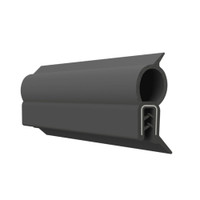 Pinchweld Trim Seal.  Made of all rubber, with a steel core . Sold by the foot-TS 3-C