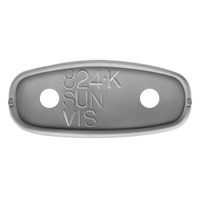 Gray Sun Visor Pad.  7/8" wide X 2" long.  Each-MP 824-K/GRAY