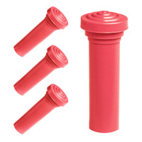 Door Lock Knob.  Made of Bright Red rubber, self-threading Set of 4-RP 304-P