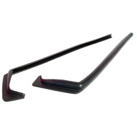 Upper Door Hinge Seals.  Straight section 16-3/4" long-ALP 1-A