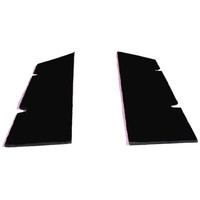 Bumper to Body Seal.  12" long X 2-1/8" wide.  Pair-BG 86-I