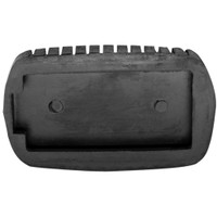 Clutch and Brake Pedal Pad.  2-1/2" wide X 3-7/8" long-CB 100-A/EA