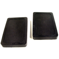 Clutch and Brake Pedal Pads.  2-3/4" wide X 4-1/8" long-CB 162