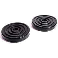 Clutch and Brake Pedal Pads.  2-5/8" Diameter.  Pair-CB 167