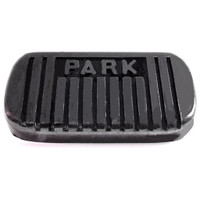 Park Brake Pedal Pad.  3-1/2" wide X 1-13/16" long.  Each-CB 172