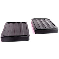 Clutch and Brake Pedal Pads.  3" wide X 3-7/8" long.  Pair-CB 27