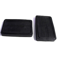 Clutch and Brake Pedal Pads, Black-CB 28-A