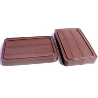 Clutch and Brake Pedal Pads, Brown-CB 28-B