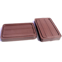 Clutch and Brake Pedal Pads, Brown-CB 28-B