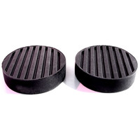 Clutch and Brake Pedal Pads (Black)-CB 40