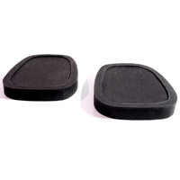 Clutch and Brake Pedal Pads.  3" wide X 4-1/8" long.  Pair-CB 52 Clutch and Brake Pedal Pads.  3" wide X 4-1/8" long.  Pair-CB 52